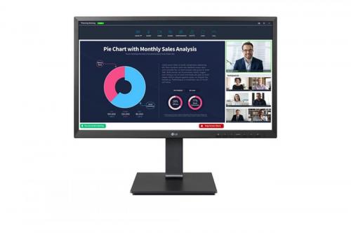 LG MONITOR 23,8 LED IPS 16:9 FHD 5MS 250 CDM, PIVOT, WEBCAM, USB-C HUB, DP/HDMI, MULTIMEDIALE