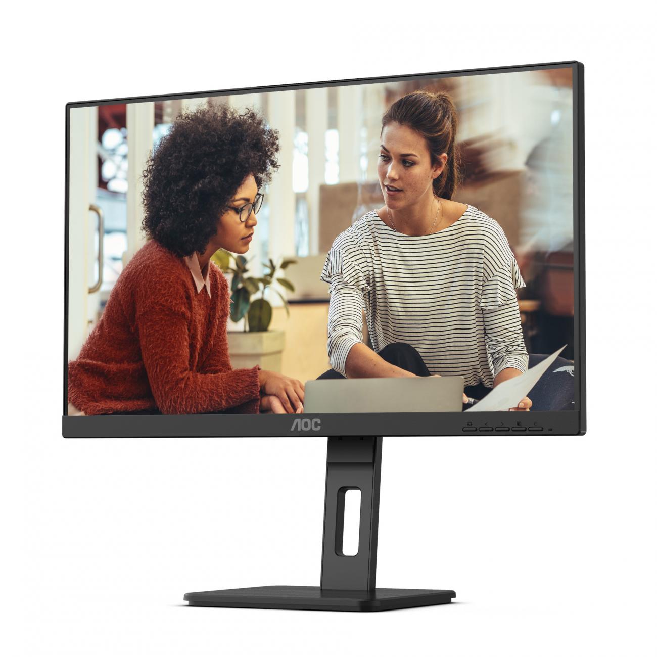 AOC MONITOR 27 LED VA QHD 16:9 4MS 300 CDM, PIVOT, USB-C HUB, DP/HDMI, MULTIMEDIALE