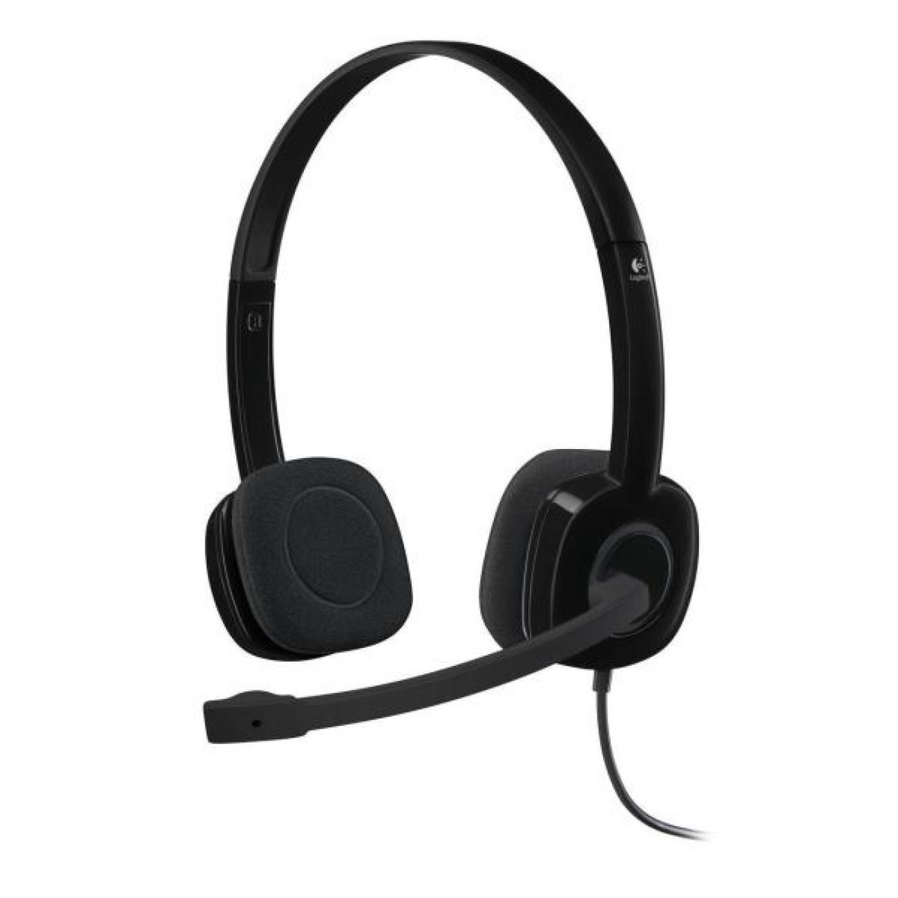 LOGITECH CUFFIE CON MICROFONO H151, JACK 3.5MM