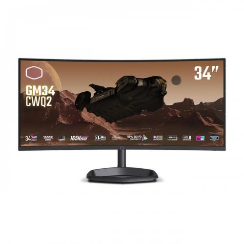 COOLER MASTER MONITOR CURVO 34 LED VA 21:9 UWQHD 180HZ, 320 CDM, 1500R, USB-C DOCK, DP/HDMI, MULTIMEDIALE, GM34-CWQ2