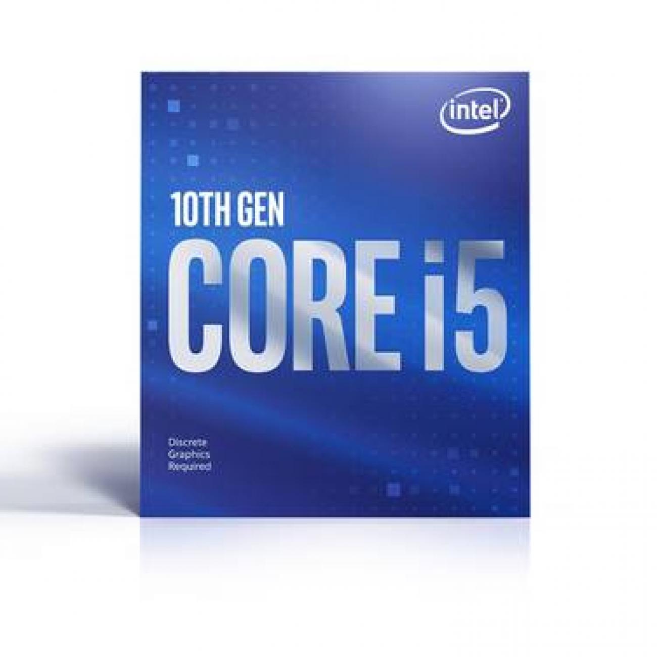 INTEL CPU 10TH GEN, I5-10400F, LGA 1200, 2.90Ghz 12MB CACHE BOX COMET LAKE