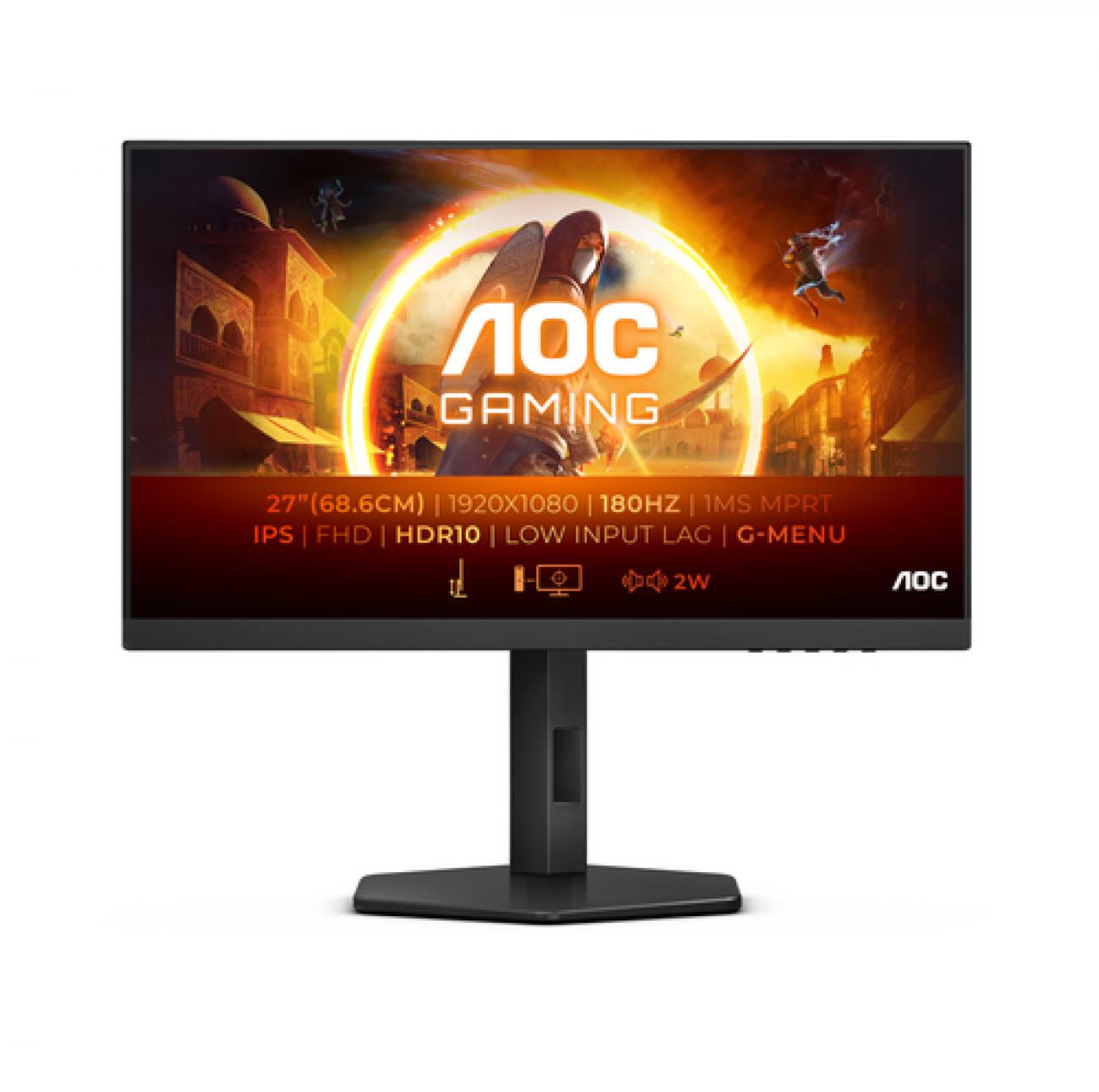 AOC MONITOR 27 LED IPS 16:9 1MS 300CDM HDMI/DP