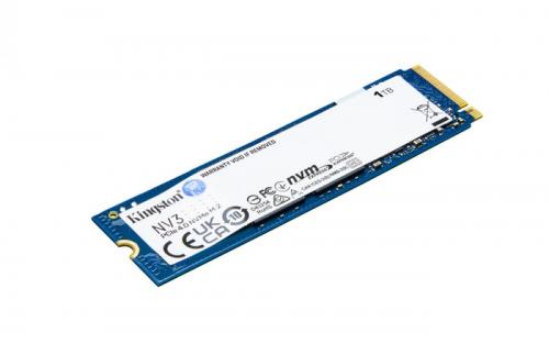 KINGSTON SSD INTERNO NV3 NVM 1TB M,2 PCIe 4,0 R/W 3500/2100