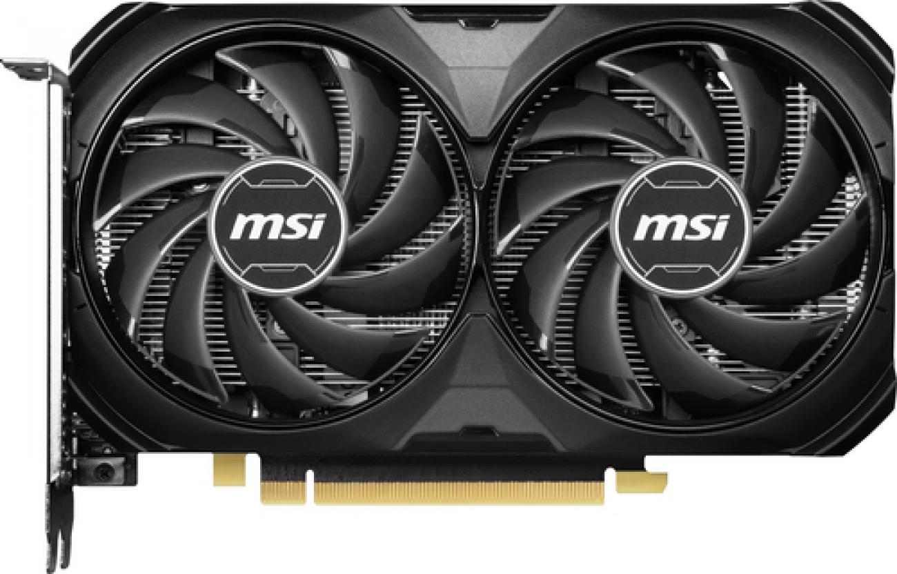 MSI VGA GEFORCE RTX 4060 TI, RTX 4060 Ti VENTUS 2X BLACK 8G OC, 8GB GDDR6, DP*3/HDMI, ATX, DUAL FAN, DLSS 3