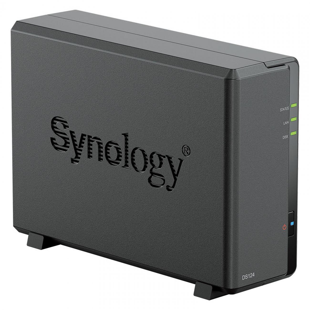 SYNOLOGY NAS TOWER 1BAY 2.5"/3.5" SSD/HDD SATA MAX 12TB, CPU quad-core Realtek RTD1619B RAM 1 GB DDR