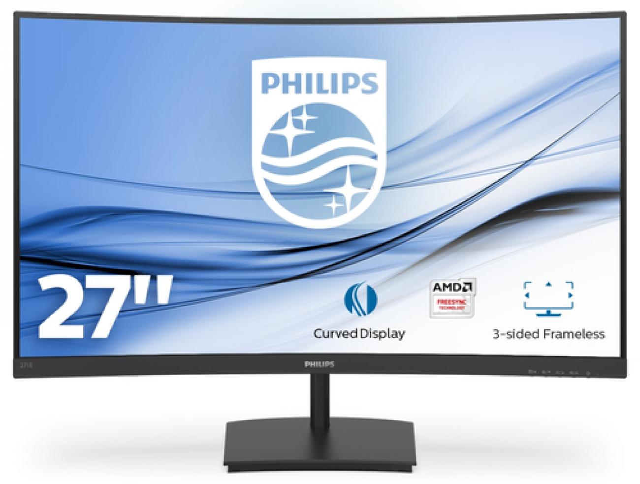 PHILIPS MONITOR CURVO 27 16:9 FHD 4MS 250 CDM VGA/HDMI MULTIMEDIALE