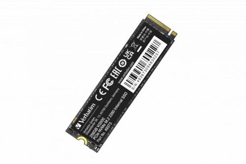 VERBATIM SSD INTERNO VI3000 256GB M.2 PCI-E R/W 3300/3300 GEN 3X4