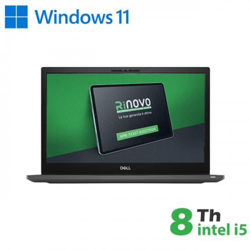 RINOVO NB DELL LATITUDE E7490 I5-8X00U DDR4 16GB SSD 480GB 14" NO DVD 3 MES W11P GRADE A 1Y WARRANTY