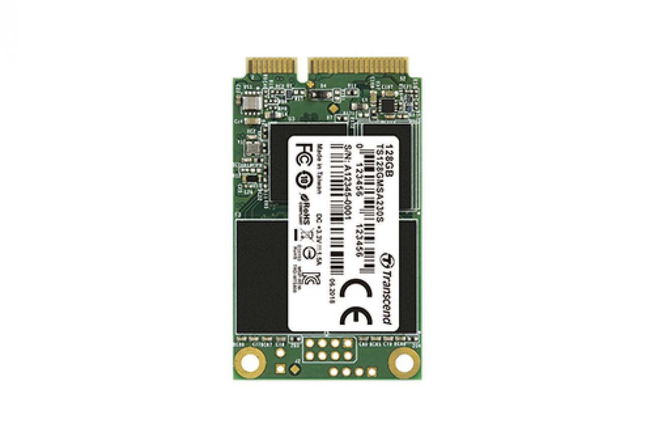 TRANSCEND SSD MSATA 64GB SATA3 3D TLC Read/Write 350/200 MBs