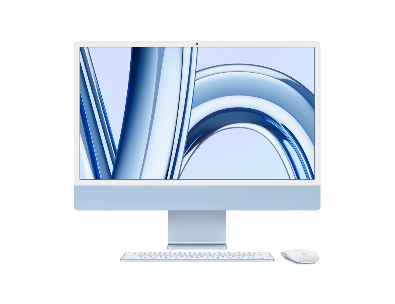 APPLE 24-INCH IMAC WITH RETINA 4.5K DISPLAY M3 CHIP WITH 8CORE CPU 10CORE GPU 8GB 512GB SSD BLU