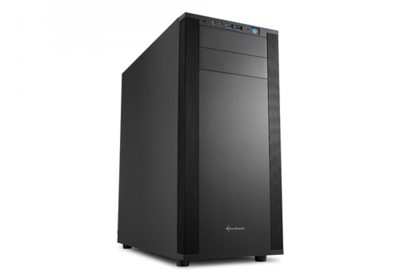 SHARKOON CASE M25-V ATX, USB 3.0 AUDIO FRONTALE, METAL BLACK