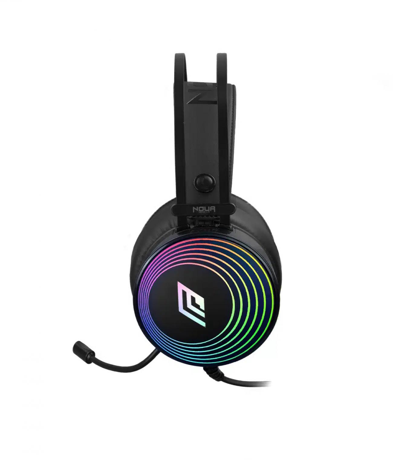 NOUA CUFFIE HEADSET CRUX 3.5MM RGB