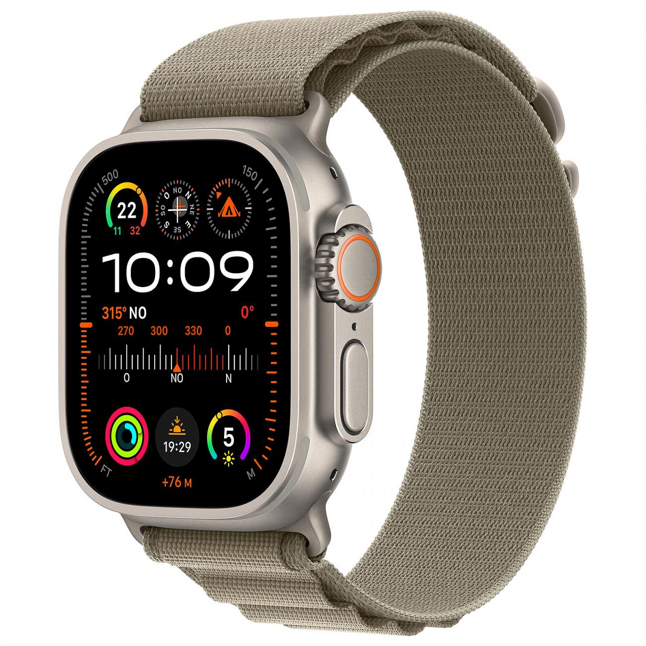 APPLE WATCH ULTRA 2 GPS CELLULAR 49MM NATURAL TITANIUM CASE WITH TAN ALPINE LOOP - SMALL