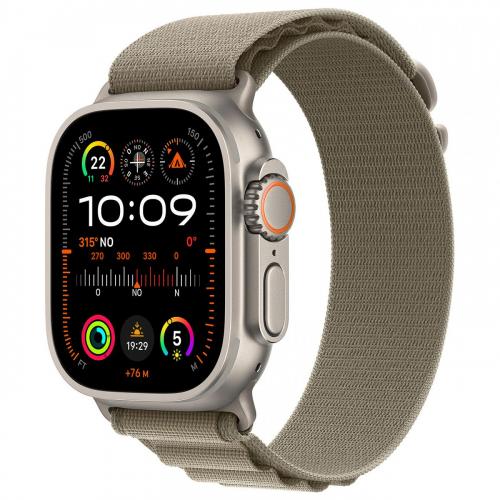 APPLE WATCH ULTRA 2 GPS CELLULAR 49MM NATURAL TITANIUM CASE WITH TAN ALPINE LOOP - SMALL