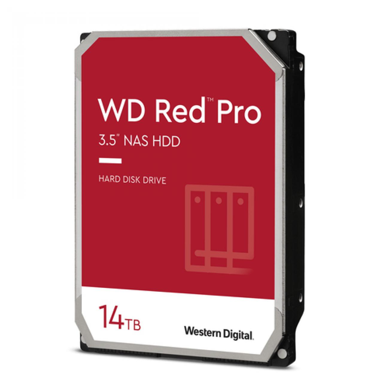 WESTERN DIGITAL HDD RED PRO 14TB 3,5 7200RPM SATA 6GB/S BUFFER 512 Mb