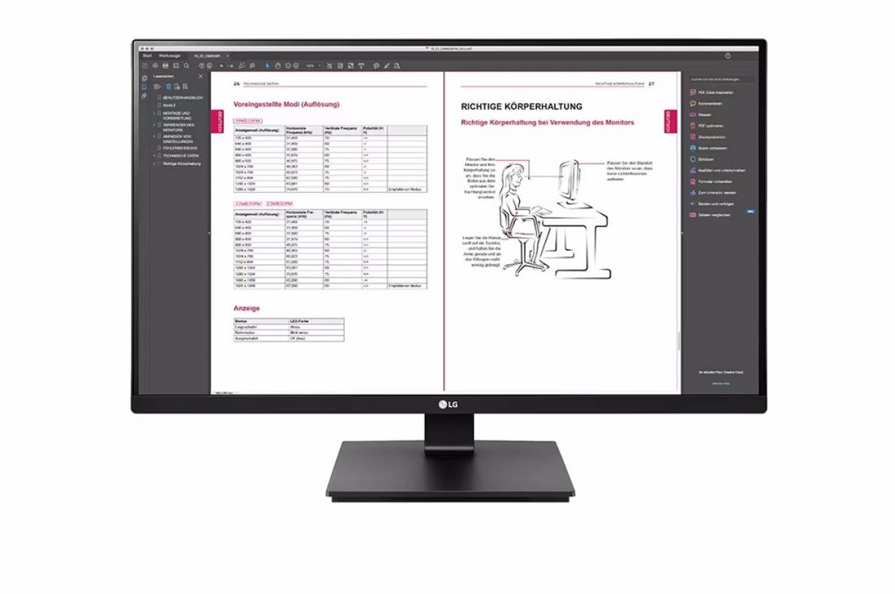 LG MONITOR 27 LED IPS 2560x1440 16:9 5MS 350 CDM, PIVOT, DP/HDMI, MULTIMEDIALE