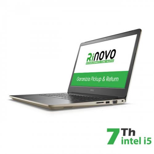 RINOVO NB DELL VOSTRO14 5468 i5-7X00U DDR4 8GB SSD 240GB 14" W10P NO DVD 3MESI BATTERIA GRADE A1 1Y