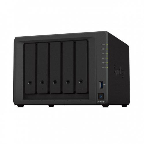 SYNOLOGY NAS TOWER 5BAY 2.5/3.5 SSD/HDD SATA, AMD J4125 4CORE 2.0 GHZ, 4GB DDR4, 2XGIG