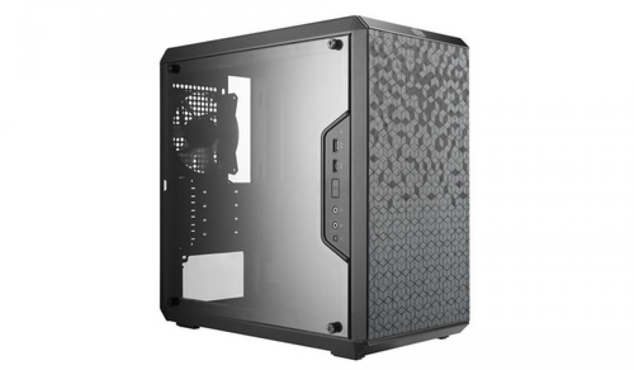 COOLER MASTER CASE MASTERBOX Q300L MID TOWER MICROATX-MINI ITX, USB3X2, AUDIO IO, 1X 3.5/2X 2.5"" BAY, 1X 120MM REAR FAN