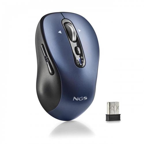 NGS MOUSE CONNESSIONE 2,4 GHz BLUETOOTH 5.1, 6 PULSANTI, RIC USB C