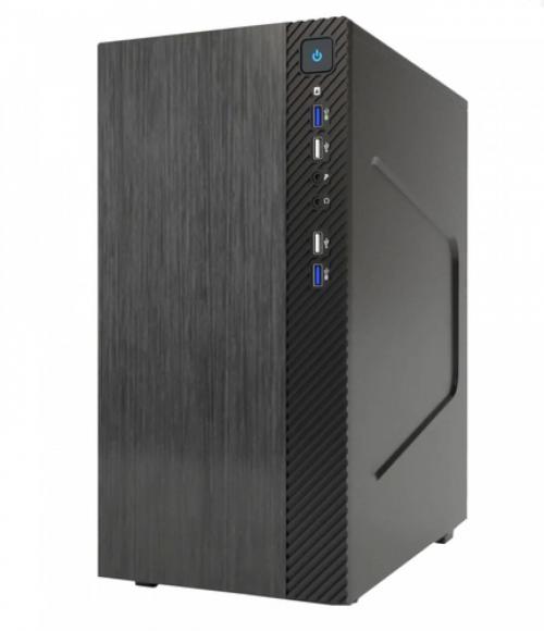 ITEK CASE SMALLCOM-B - MINI TOWER, MATX, 2XUSB3, 2XUSB2, BRUSHED