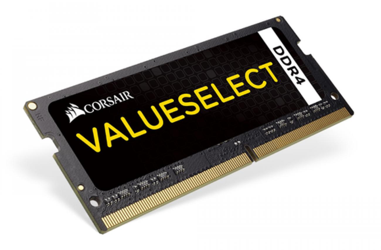 CORSAIR RAM VALUE SELECT SERIES 8GB 1X8GB SODIMM DDR4 2133 PC4-17000 C15 1.2V LAPTOP OR SMALL FORM F