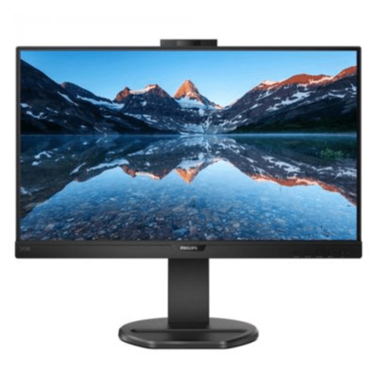 PHILIPS MONITOR 23,8 LED IPS 16:9 FHD 4MS 250 CDM, VGA/HDMI/DP, PIVOT, USB-C, WEBCAM, MULTIMEDIALE