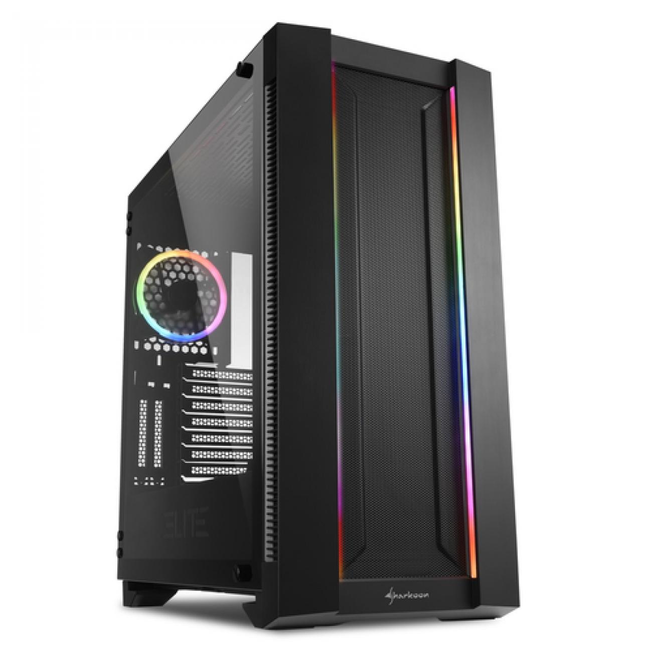 SHARKOON CASE ELITE SHARK CA200M ATX, 3XUSB3.0 ,2X