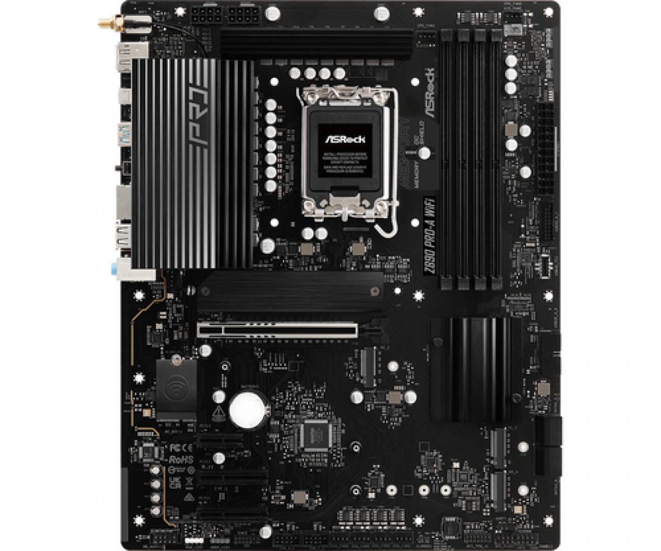 ASROCK MB Z890, Z890 PRO-A WIFI, LGA1851, 4 X DDR5, ATX