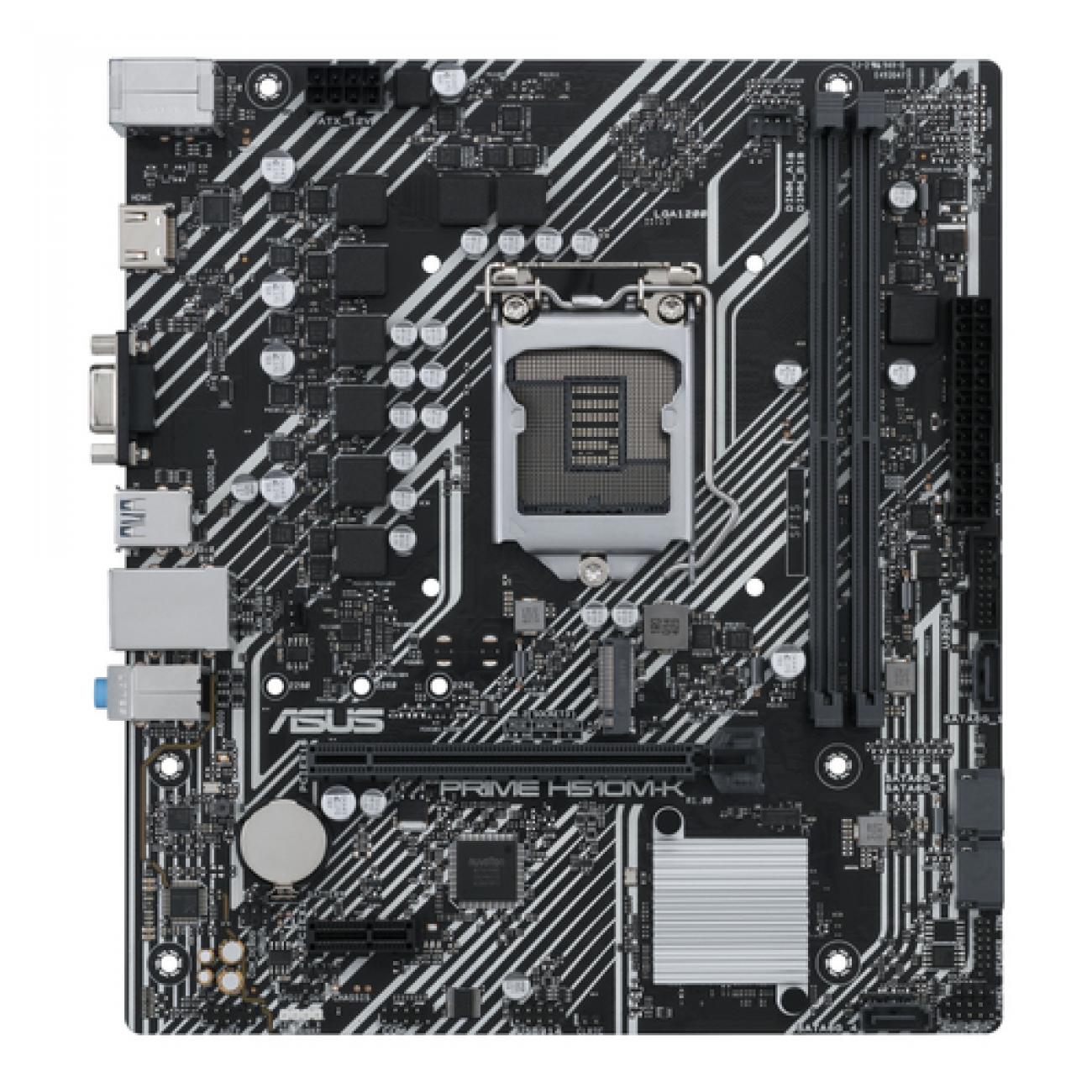 ASUS MB H510, PRIME H510M-K, LGA 1200, H510, M2, LAN, HDMI, D-SUB, 90MB17N0-M0EAY0