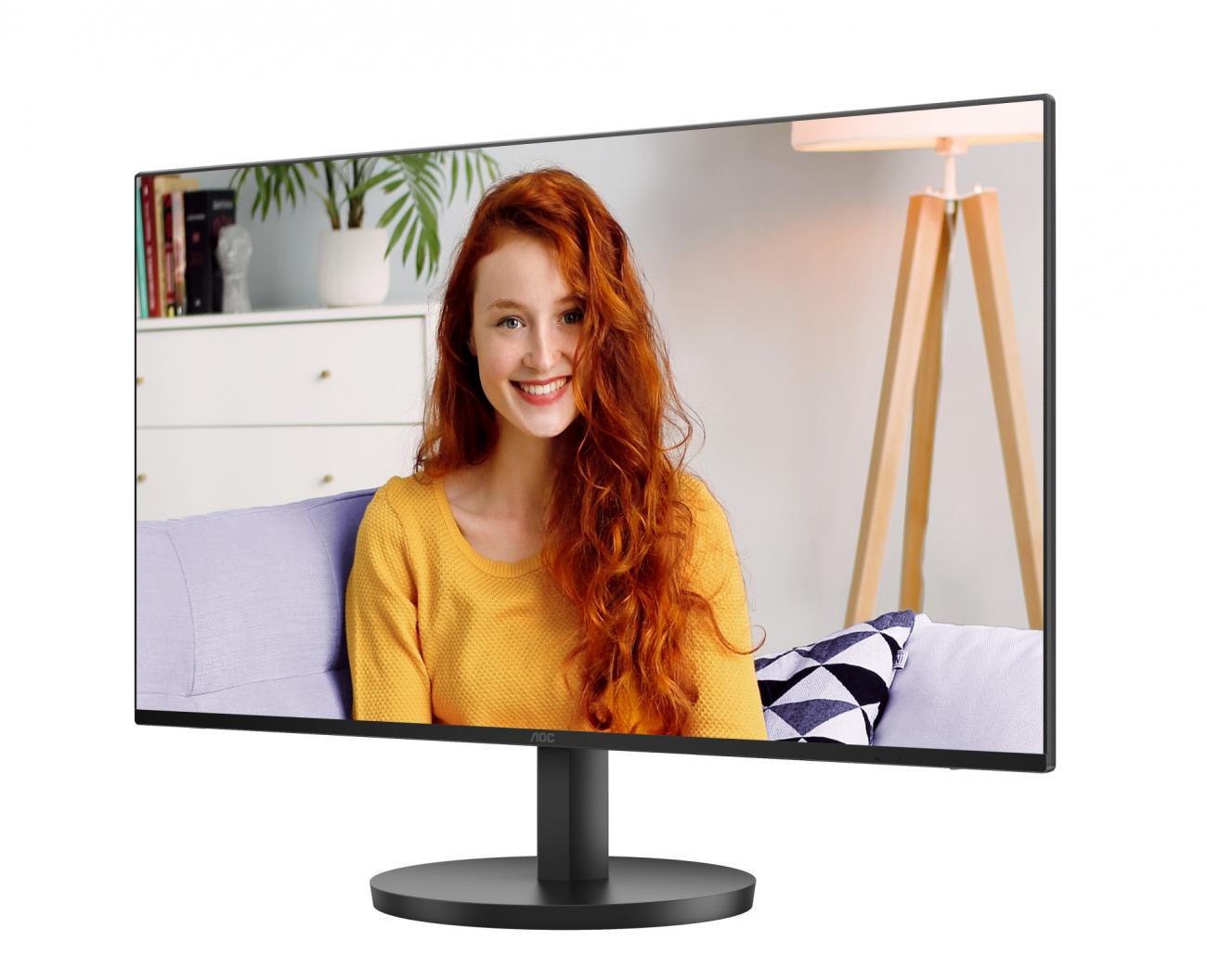 AOC MONITOR 27 LED IPS FHD 16:9 4MS 250 CDM, 100HZ, VGA/HDMI, MULTIMEDIALE