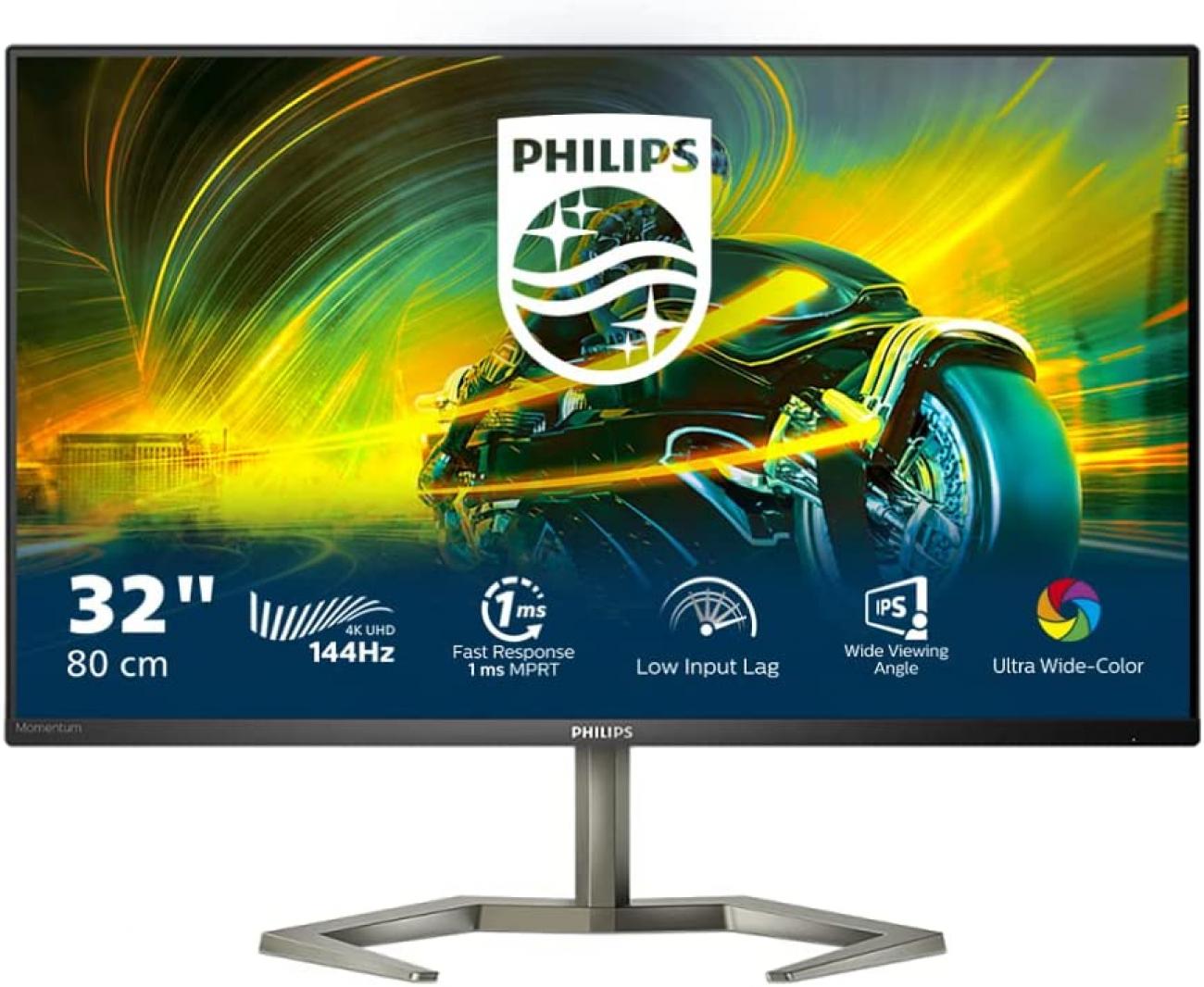 PHILIPS MONITOR 32 LED IPS 3840x2160 16:9 1MS 144HZ 500 CDM, HDMI / DP, PIVOT, MULTIMEDIALE