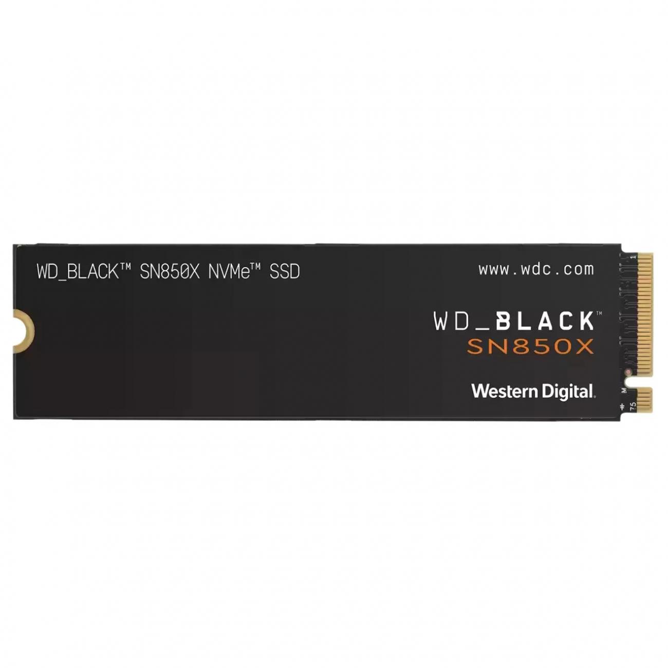 WESTERN DIGITAL SSD INTERNO BLACK SN850X 2TB NVME M.2 2280 PCIE 4.0