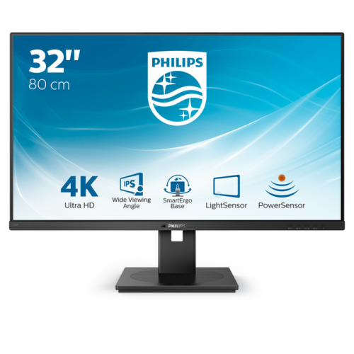 PHILIPS MONITOR 31,5 LED VA 4K 4MS 350 CDM, DP/HDMI, PIVOT, MULTIMEDIALE