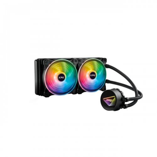 ADATA XPG DISSIPATORE CPU ACQUA LEVANTE X 240 ARGB BLACK RGB MIRROR PUMP HEAD