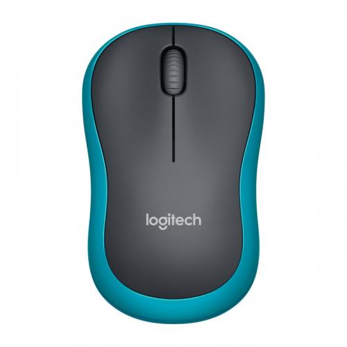 LOGITECH WIRELESS MOUSE M185 OTTICO, USB, COLORE BLU