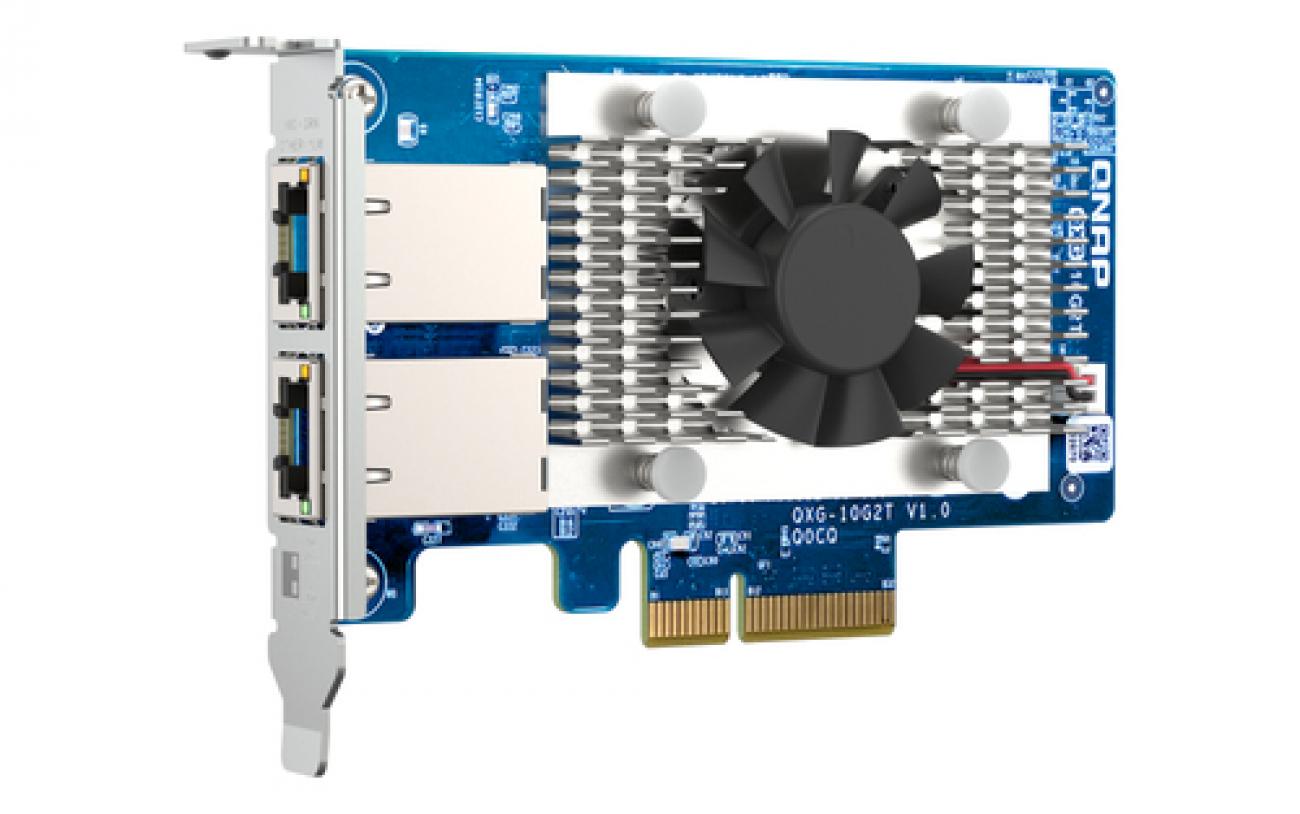 QNAP SCHEDA DI RETE DUAL-PORT (10GBASE-T) 10GBE NETWORK EXPANSION CARD, INTEL X710, PCIE GEN3 X4