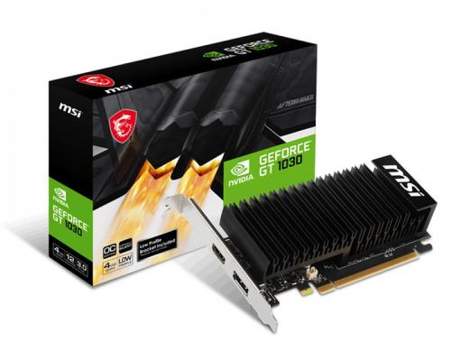 MSI VGA GEFORCE GT 1030, GT 1030 4GHD4 LP OC, 4GB GDDR4, DP/HDMI