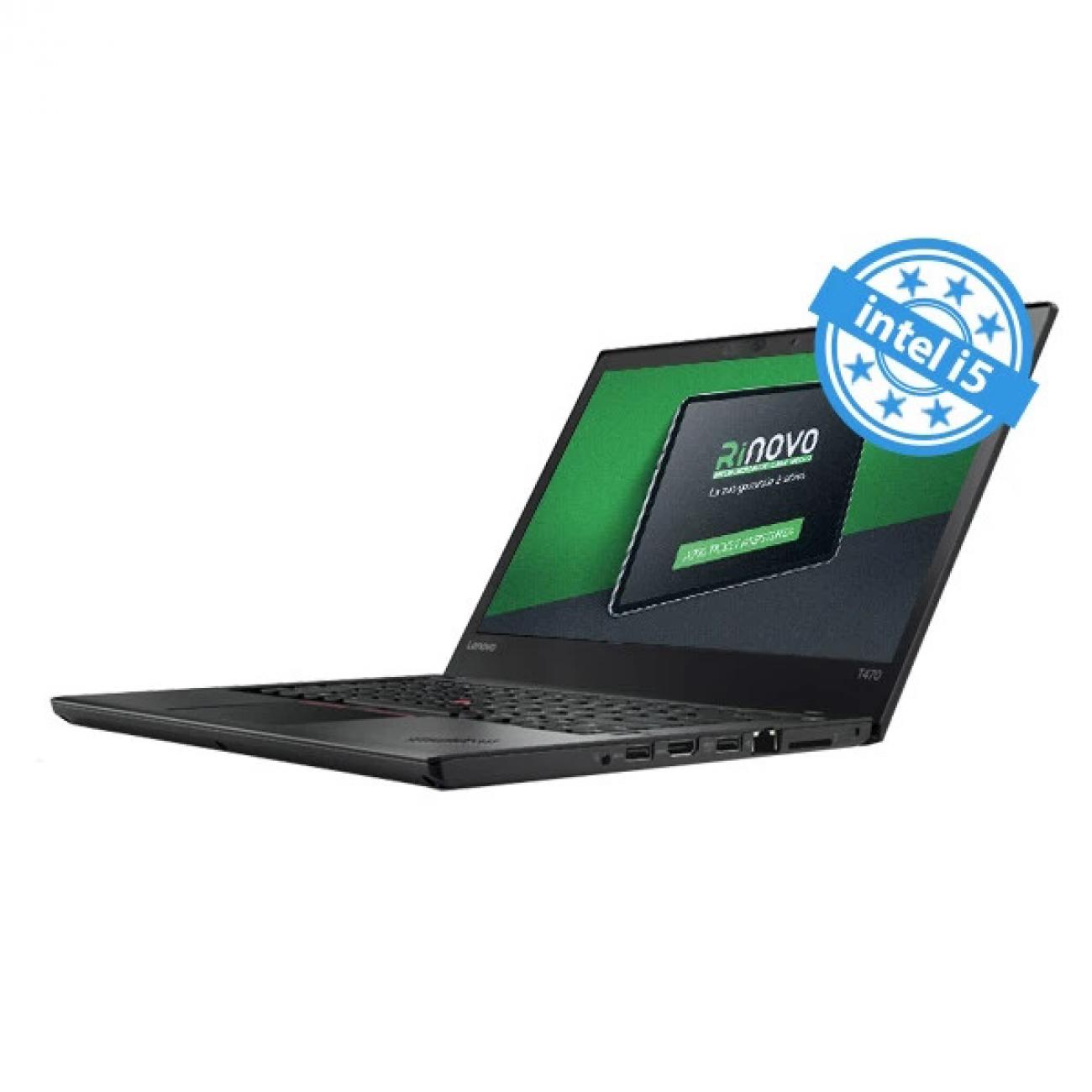 RINOVO NB LENOVO THINKPAD T470 i5-6X00 DDR4 16GB SSD 480GB 14 W10P UPG NO DVD GRADO A 1Y