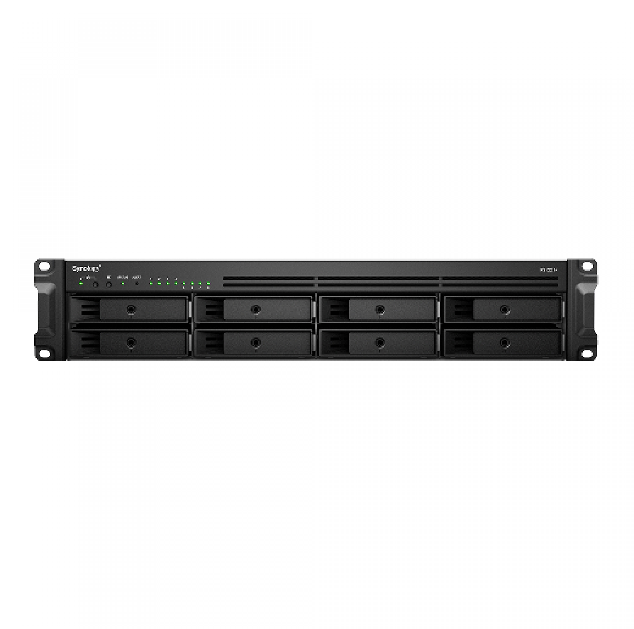 SYNOLOGY NAS RACK 8BAY 2.5"/3.5" SSD/HDD SATA, 2xSSD M.2 SATA, AMD RYZEN V1500B 4CORE 2.2 GHz, 4GB SODIMM DDR4 ECC (UP TO 32GB), 4x1GbE, 2xUSB 3.0, 1xSPCIE 2.0: 8x4-LANE