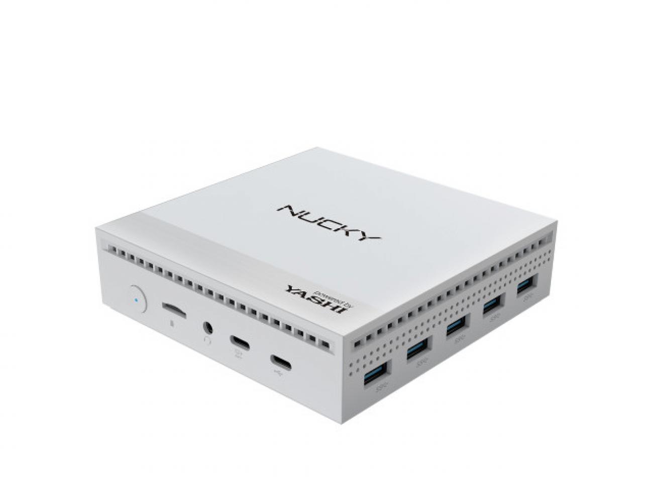 YASHI MINI PC WHITE NUCKY Celeron Quad Core N100 8GB 256GB SSD WIN 11 PRO