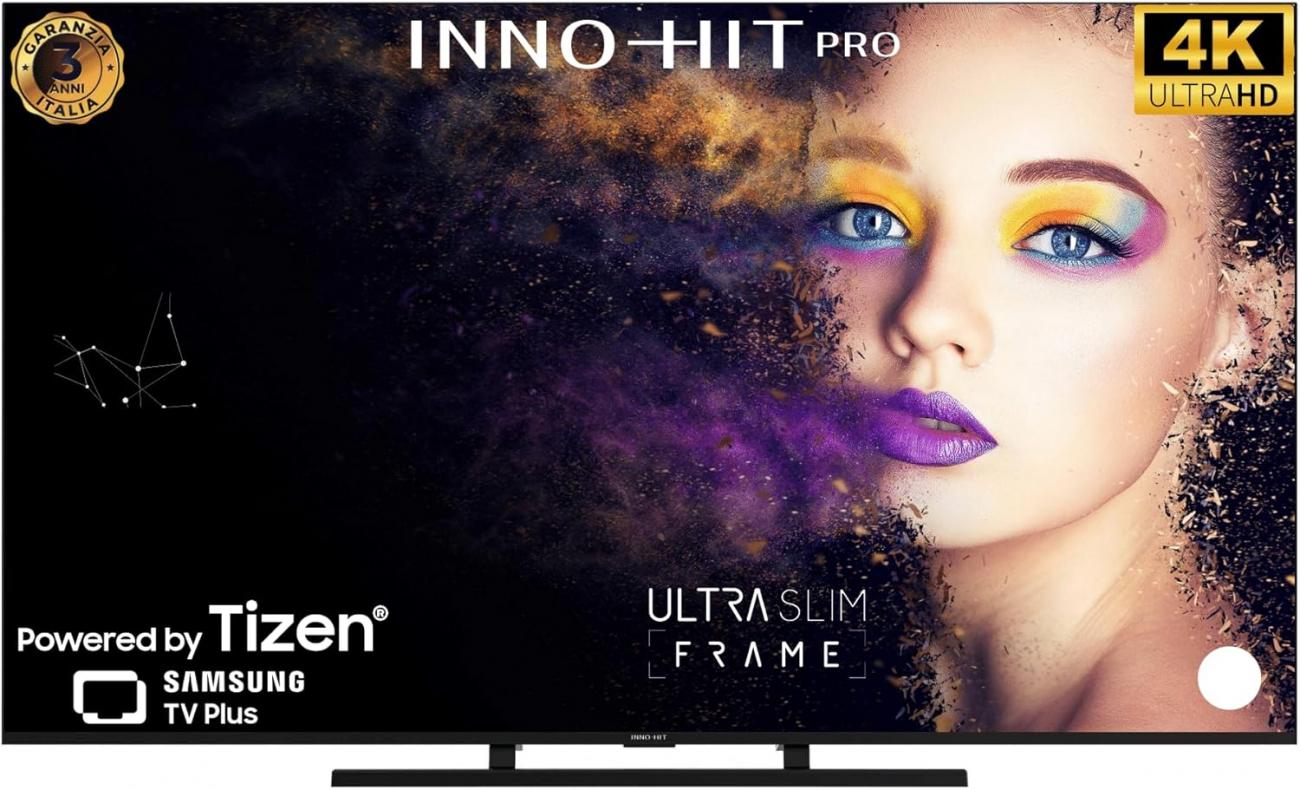 INNOHIT SMART TV 65" TIZEN 4K UHD BORDERLESS CON MAGIC REMOTE