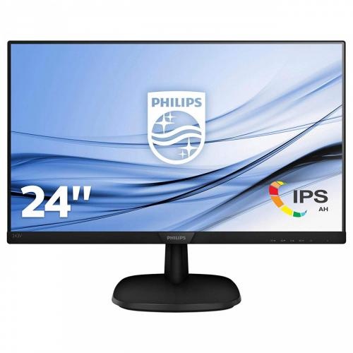 PHILIPS MONITOR 23,8, LED IPS FHD 5MS 250 CDM, VGA/DVI/HDMI, MULTIMEDIALE