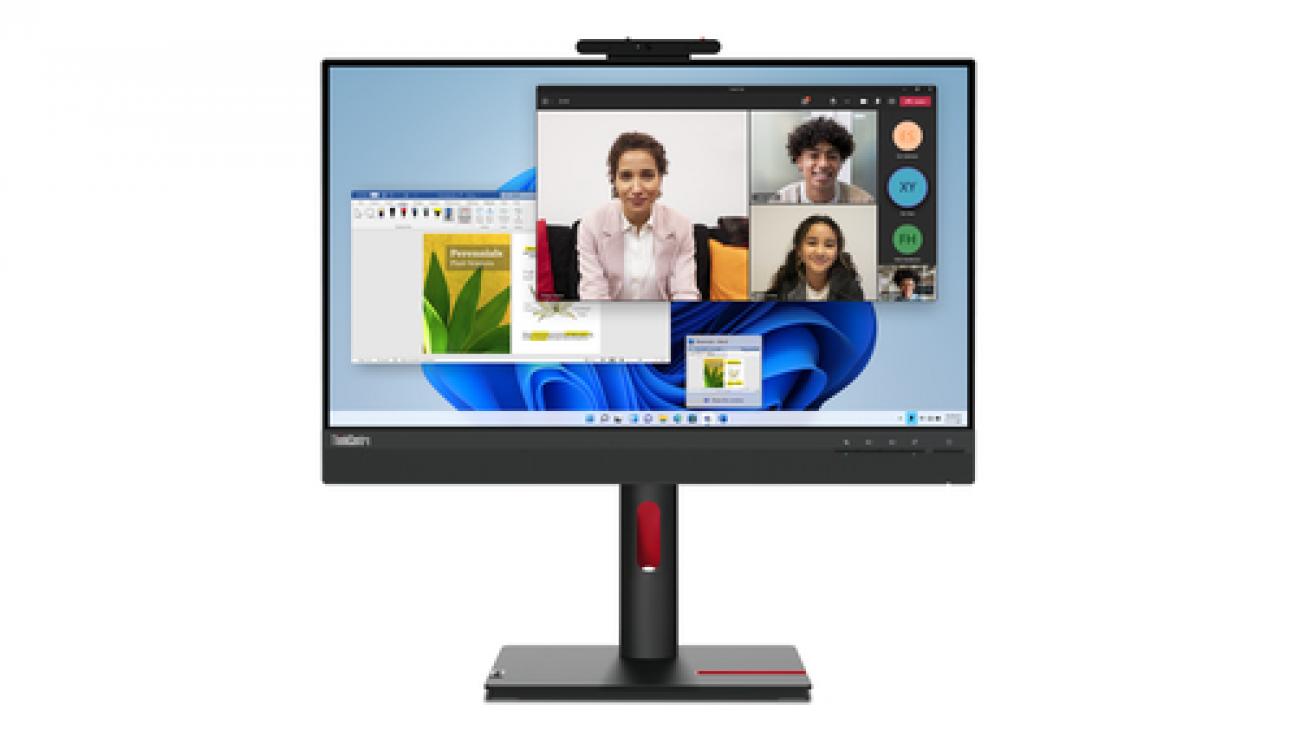 LENOVO MONITOR 23,8 LED IPS 16:9 FHD 6MS 250 CDM, PIVOT, DP/HDMI, WEBCAM, MULTIMEDIALE, Tiny-in-One