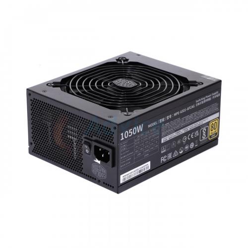 COOLER MASTER ALIMENTATORE MWE GOLD 1050 - V2 80PLUS-GOLD 1050W 140MM-FAN ACTIVE-PFC PSU - FULL MODU