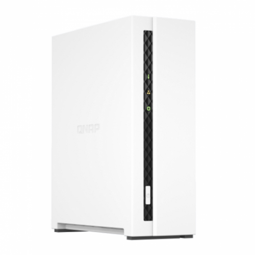 QNAP NAS TOWER 1BAY ARM 4CORE 1.8GHz 1xSATA 6GB/S 3.5"/2.5" 2GB RAM ON-BOARD 1xGbE, 1xUSB3.2 GEN1 1x