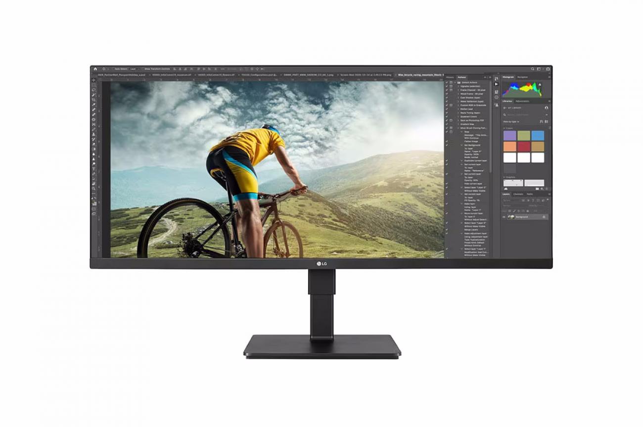 LG MONITOR 34 LED IPS QHD 21:9 HDR 400 5MS 400 CDM, PIVOT, DP/HDMI, MULTIMEDIALE