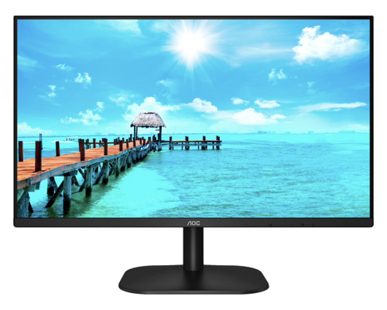 AOC MONITOR 27 LED IPS 16:9 FHD 250CDM 7MS VGA/HDMI