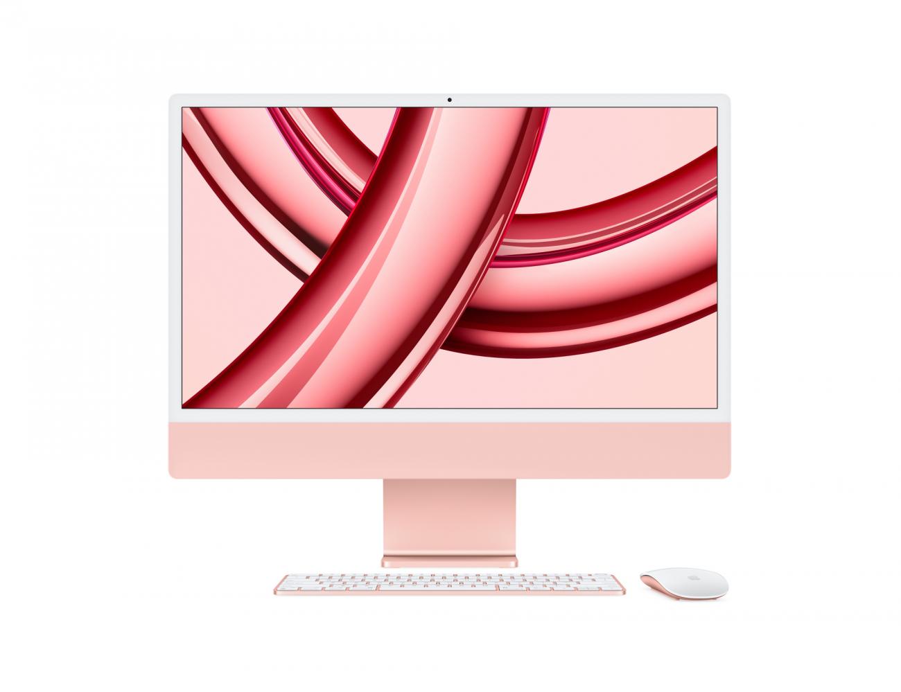 APPLE 24INCH IMAC WITH RETINA 4.5K DISPLAY M3 CHIP WITH 8CORE CPU 10CORE GPU 8GB 512GB SSD ROSA