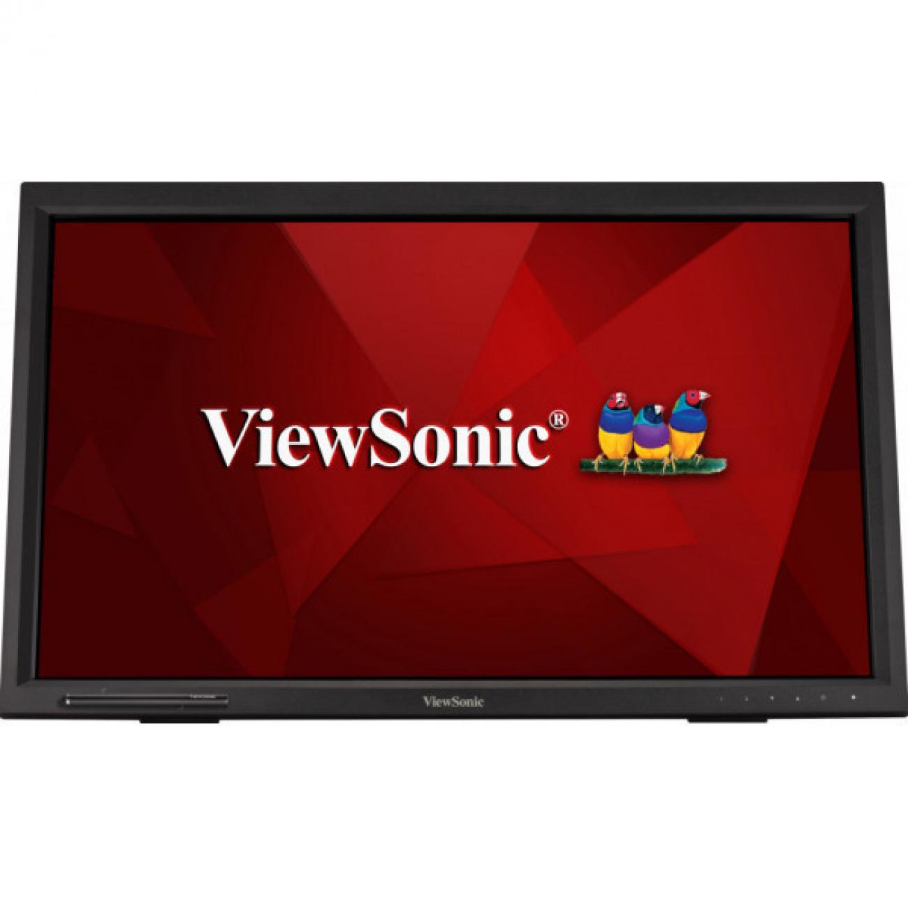 VIEWSONIC MONITOR TOUCH 23,6 LED VA FHD 16:9 7MS 250 CDM, 10 PUNTI TOCCO, VGA/DVI/HDMI, MULTIMEDIALE